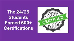 Certs Earned